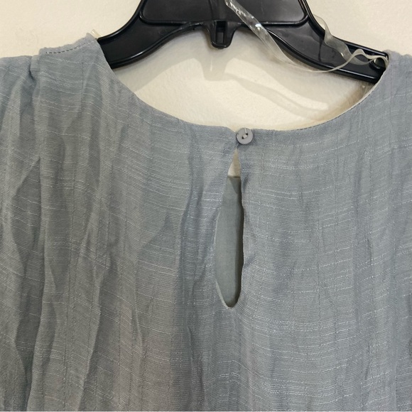 NWT Umgee Embroidered Dress in Cool Grey - Picture 13 of 16